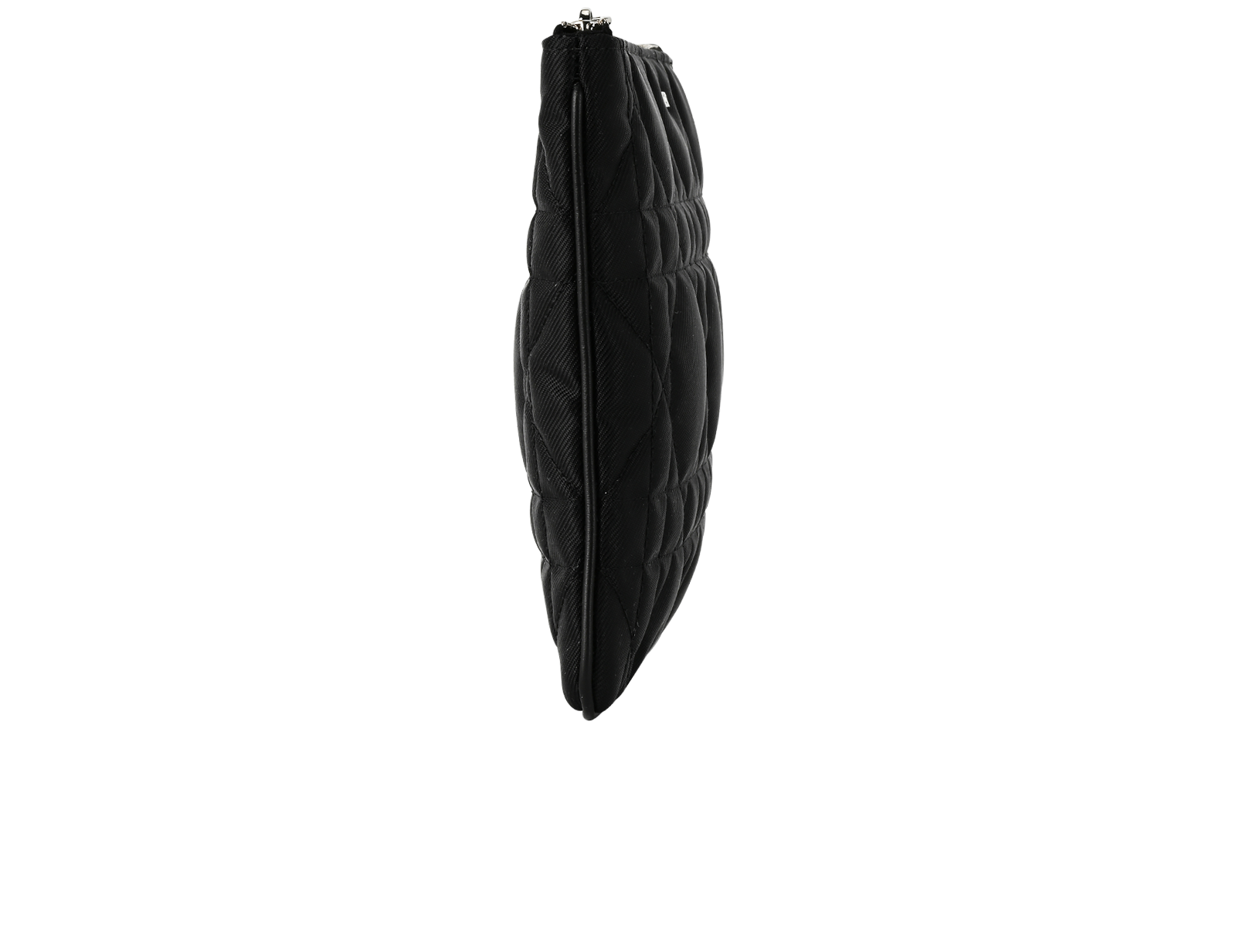 Christian Dior Cannage Pouch, &pound;220, Accessories, Black, Canvas, Side view